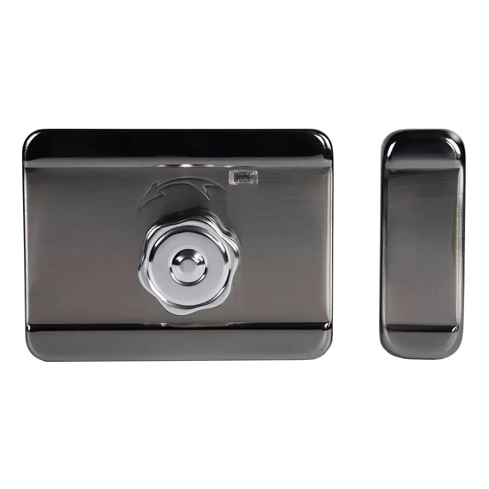 Замок біометричний автономний Trinix TRL-5201BTFW Black Left з Bluetooth, зчитувачем відбитків пальців і карт Mifare (65-00051) - фото 4