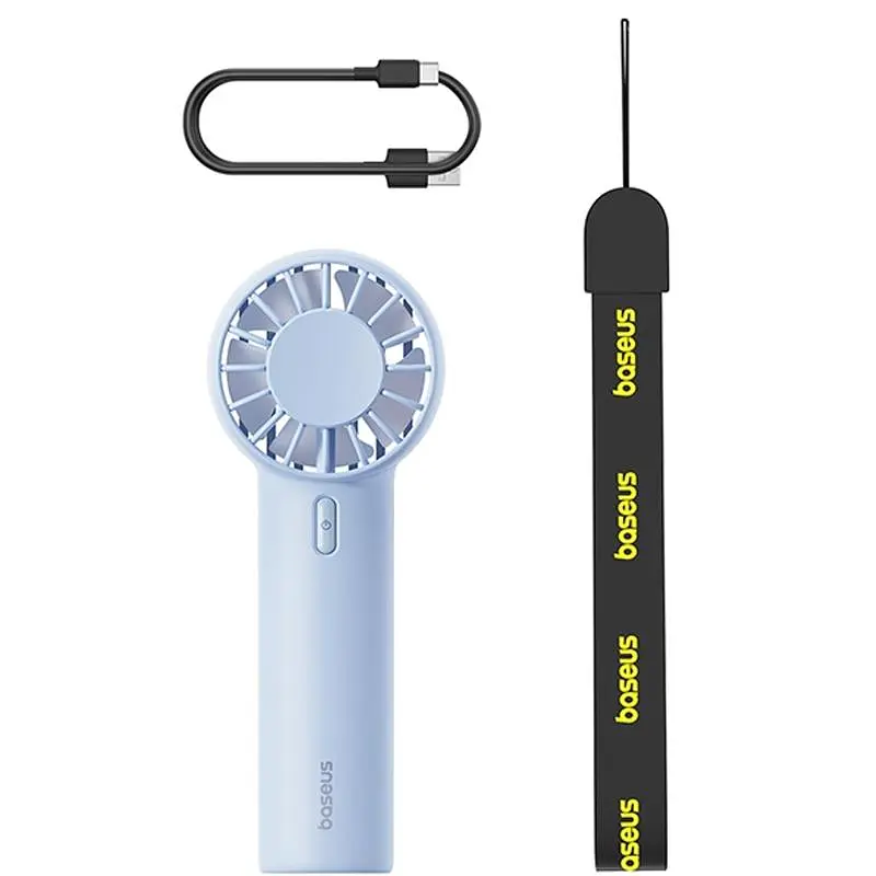Портативний вентилятор Baseus GoTrip DT1 Mini Turbine 1200 mAh (C0119) Galaxy Blue - фото 2