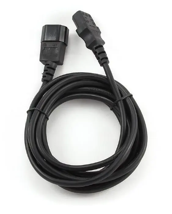 Кабель живлення Cablexpert PC-189-VDE-3M (С13-С14), VDE, черний, 3м (PC-189-VDE-3M) - фото 2