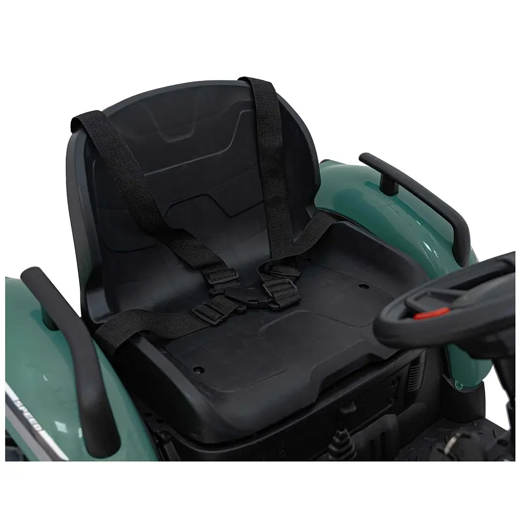 Детский электромобиль-трактор Ramiz GROW 1804 Dark Green 24 В, Red (PA.HC-306.CR) - фото 7