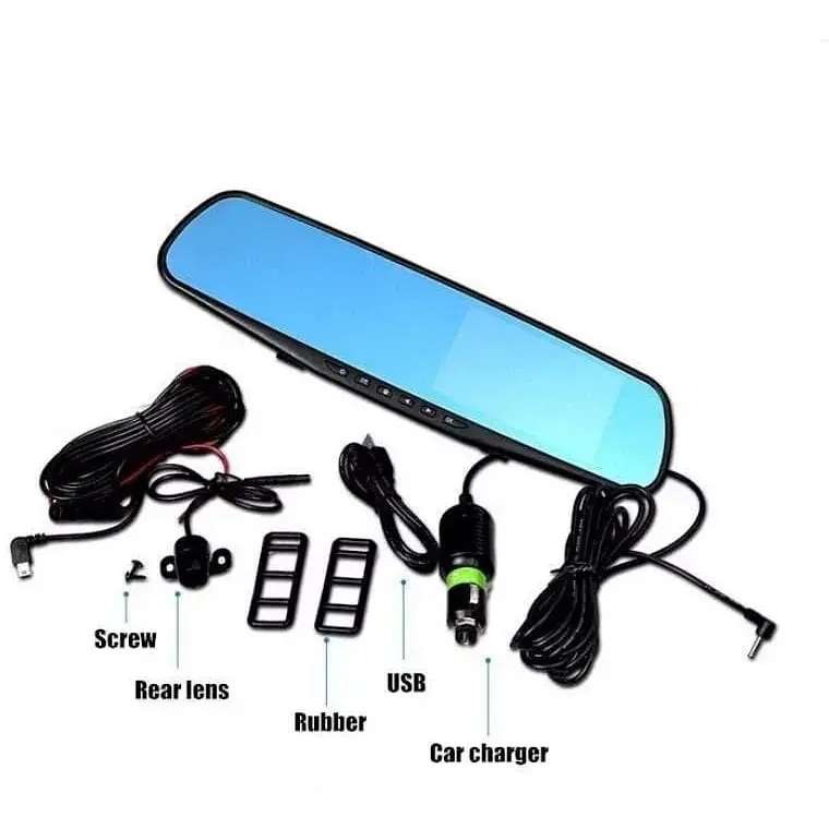 Автомобільний відеореєстратор з двома камерами Vihicle Blackbox DVR L 9000 - фото 3