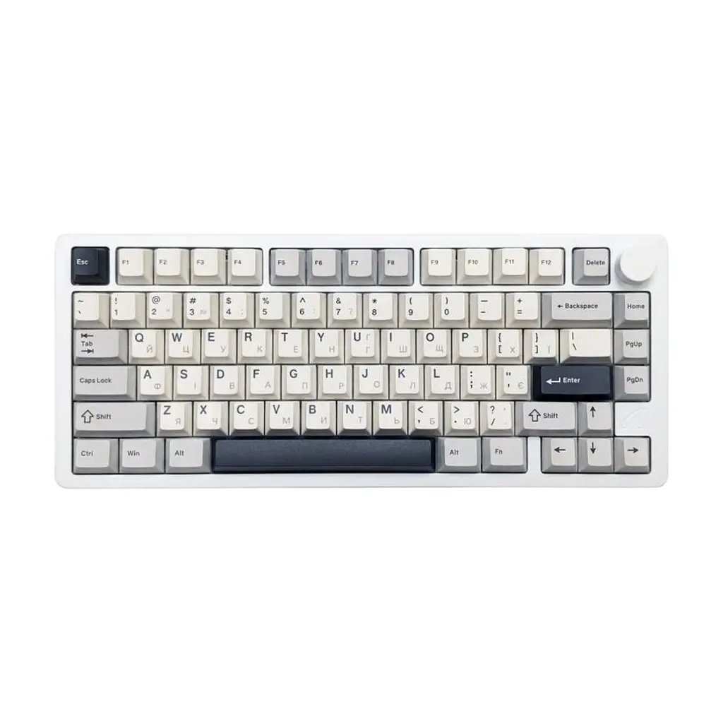 Клавіатура Attack Shark X86 RGB Wireless/Bluetooth/USB UA Starlight White (X86SW_AS)