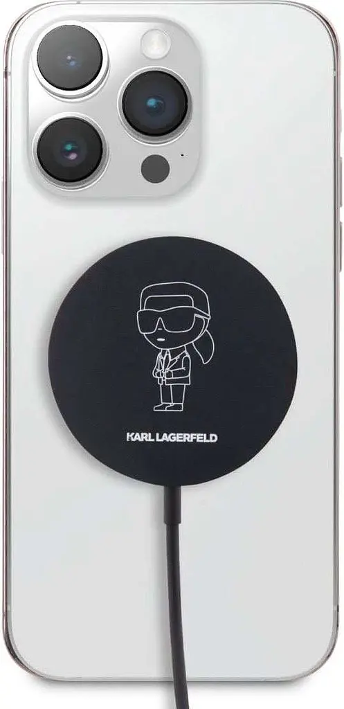 Беспроводное зарядное устройство для Karl Lagerfeld Ikonik NFT MagSafe 15W Black - фото 2