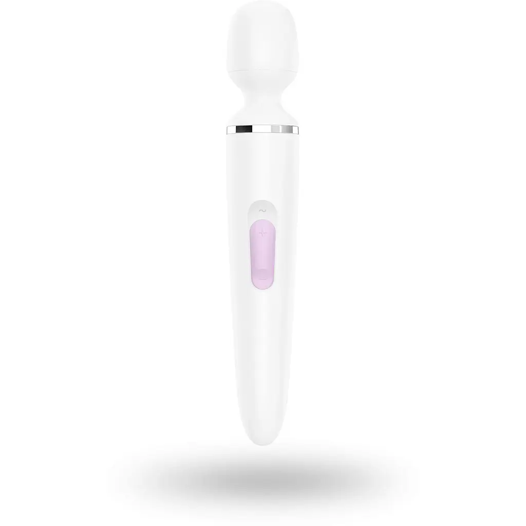 Вібромасажер Satisfyer Wand-er Woman (White/Chrome) - фото 5