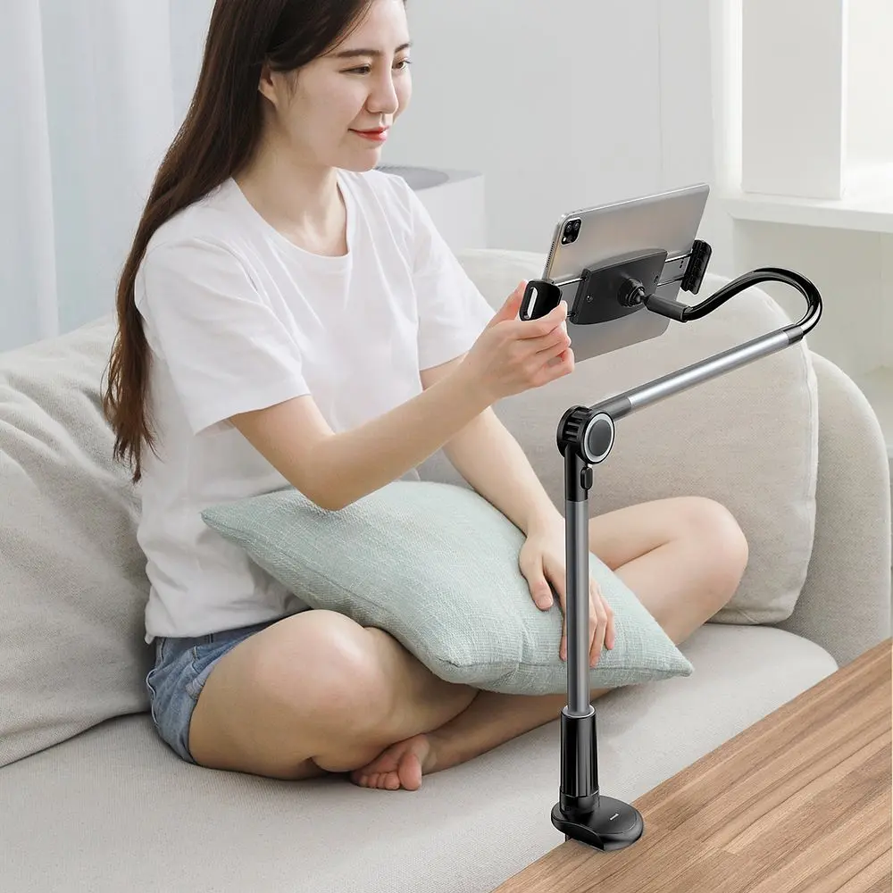Тримач для планшета та смартфона Baseus Otaku Life Rotary (LUZQ000013) Grey - фото 7