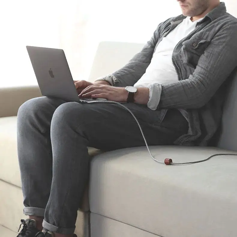 Кабель USB-C to USB-C Native Union Belt Cable Pro 240W Zebra 2.4 м (BELT-PRO2-ZEB-NP) - фото 7