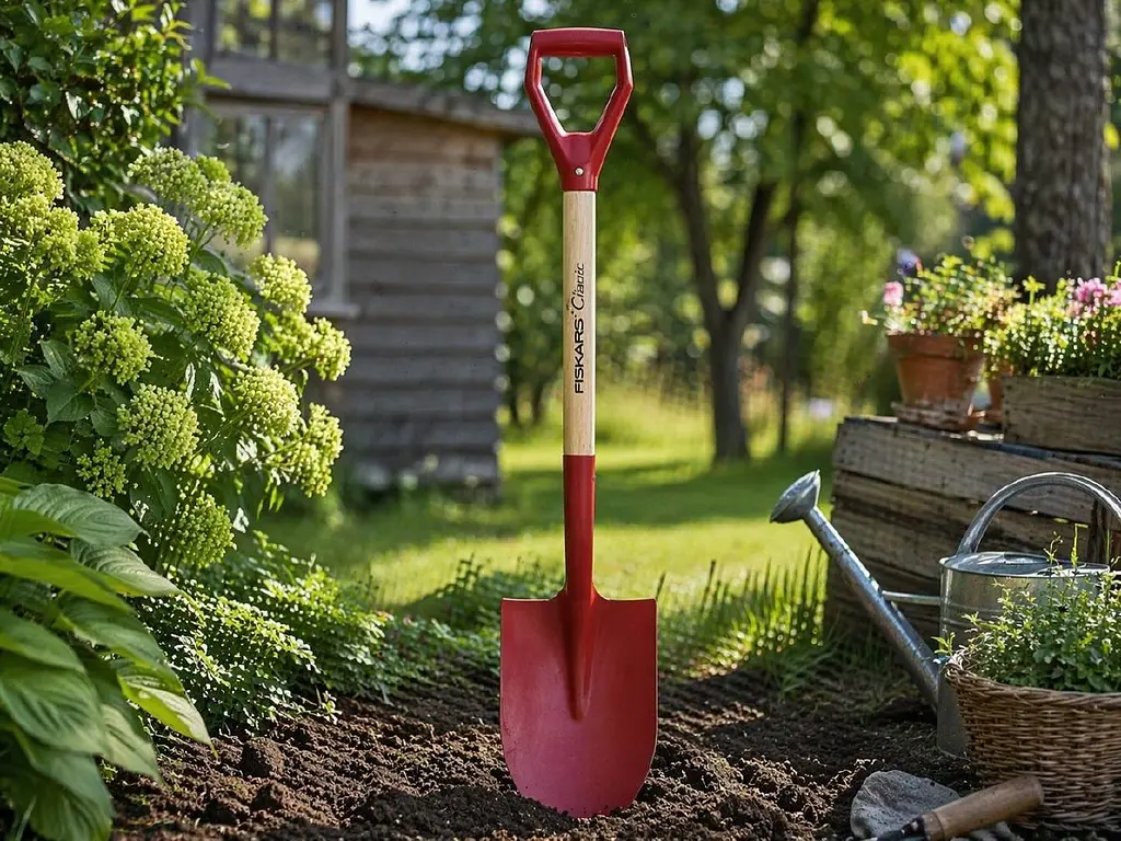 Набір Fiskars: Сокира теслярська Fiskars Solid A10 + Лопата садова штикова Fiskars Classic FSC - фото 5
