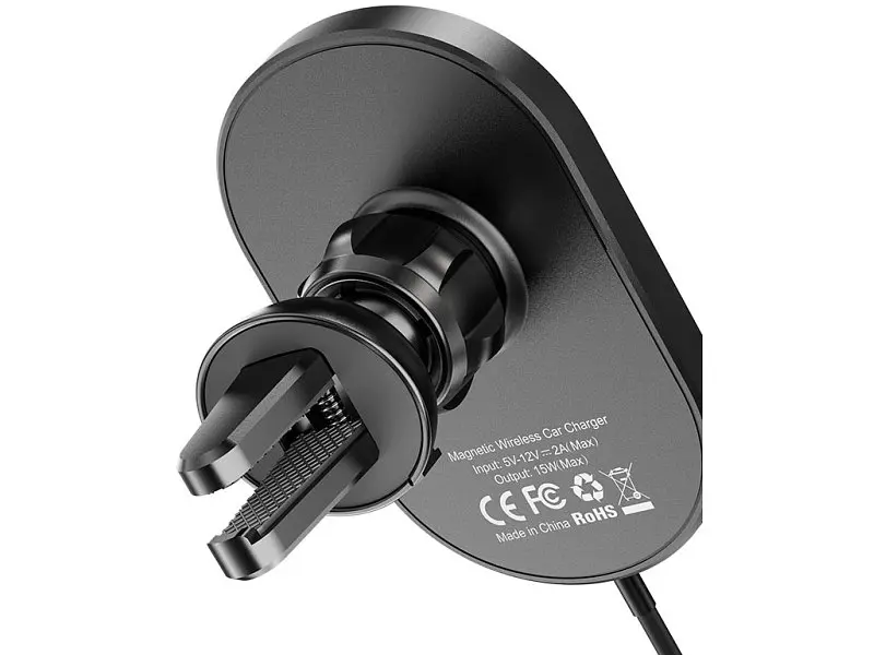 Автомобільний тримач для смартфона Hoco CA90 Magnetic Black (6931474744388) - фото 4