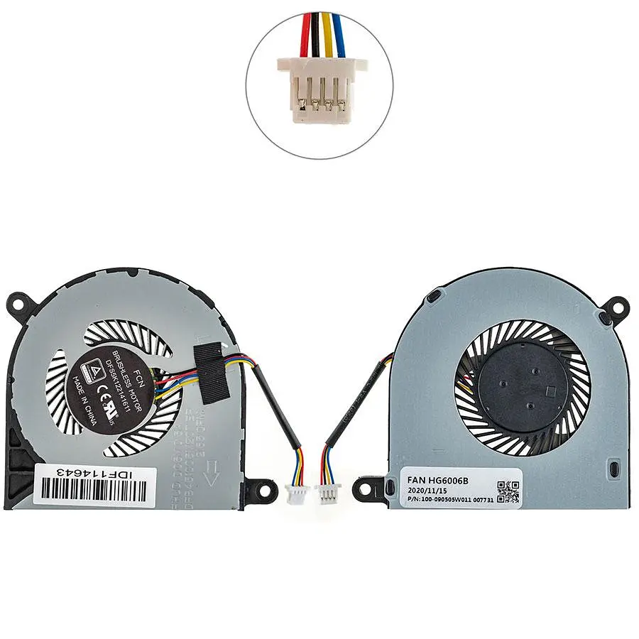 Вентилятор для ноутбука DELL INSPIRON 13 5368 15 5568 15 7569 13 7368 13 7378 series DC 5V 0.5A 4pin (FHJD DFB451005M20T)