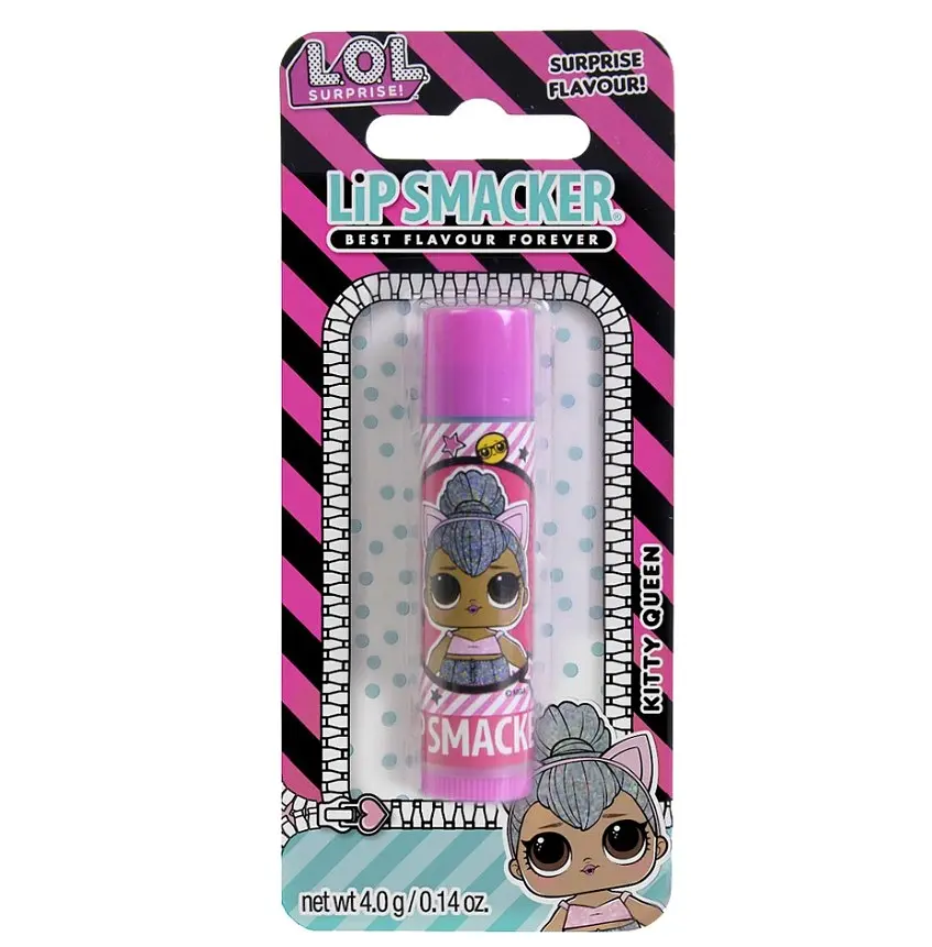 Бальзам для губ Lip Smacker LOL, з ароматом малини, 4 г - фото 2