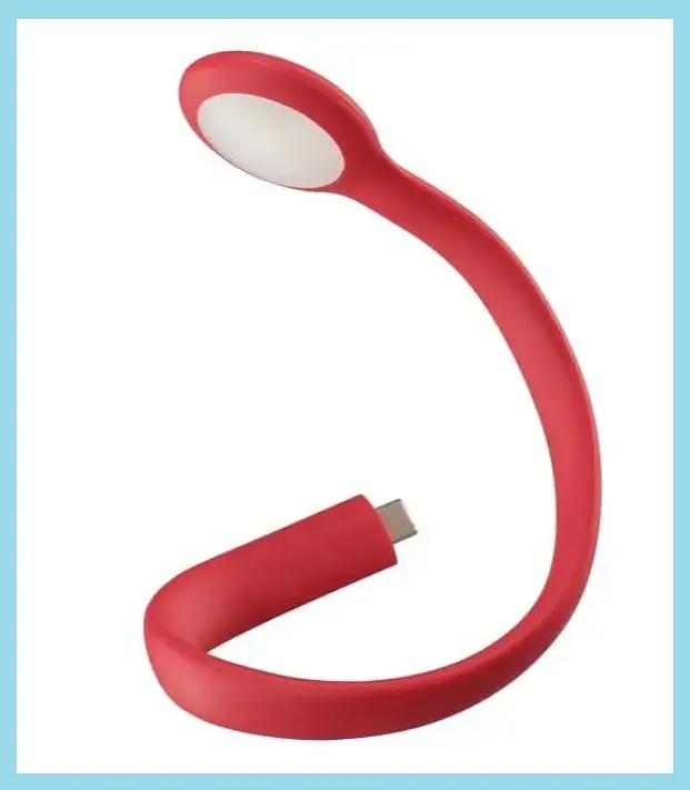Світлодіодна лампа IKEA червона, USB, 0.7 Вт, довжина 30 см