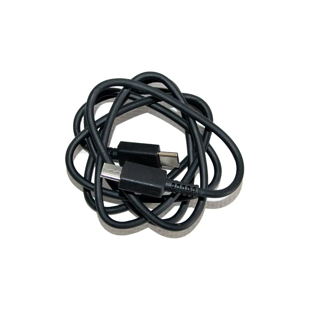Кабель USB Type-C to Type-C 1 м, 3А, чорний, шнур для швидкої зарядки - фото 5