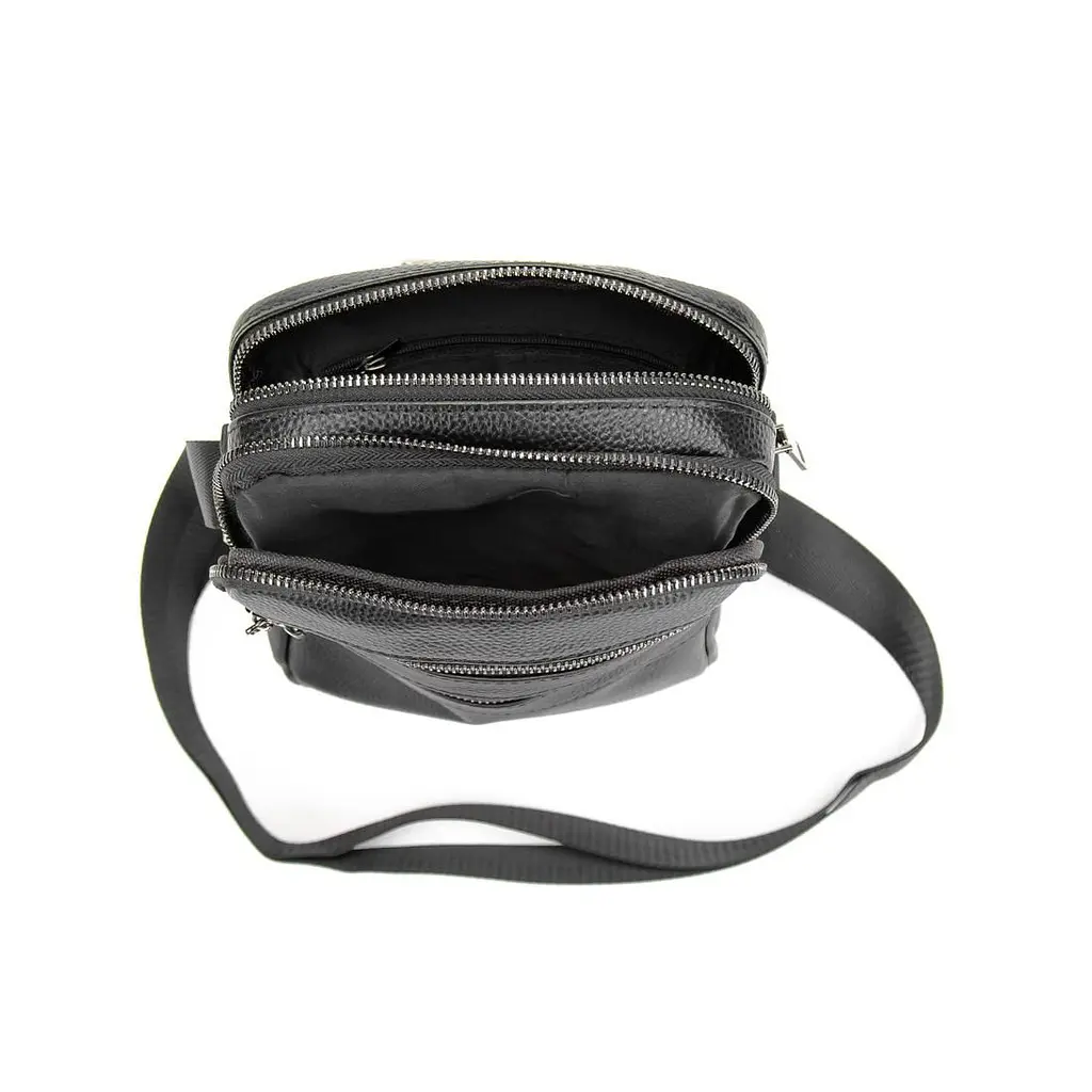Чоловіча шкіряна сумка через плече Tiding Bag M56-3646A - фото 8