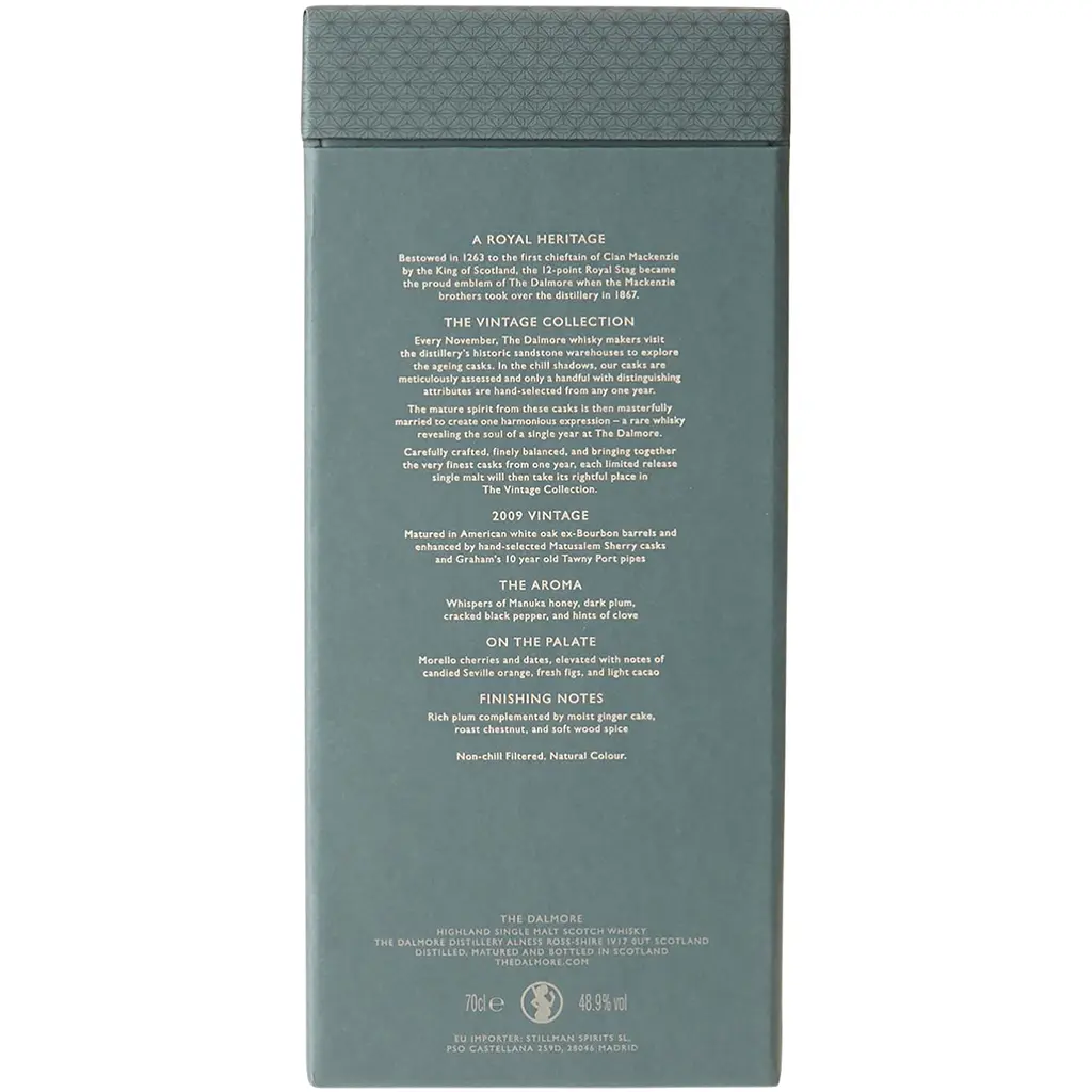 Віскі The Dalmore 2009 Vintage 15 yo Highland Single Malt Scotch Whisky 48.9% 0.7 л - фото 10