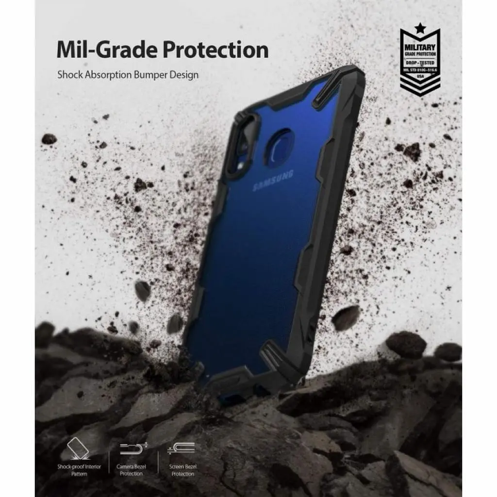 Чохол до мобільного телефона Ringke Fusion X Samsung Galaxy A20 Black (RCS4521) - фото 2