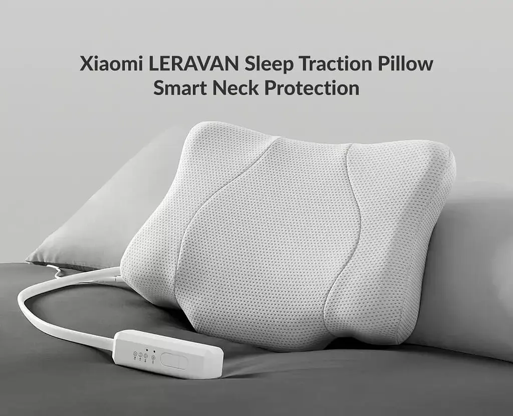 Розумна масажна подушка для шиї Xiaomi LERAVAN Neck pillow (1010) - фото 3