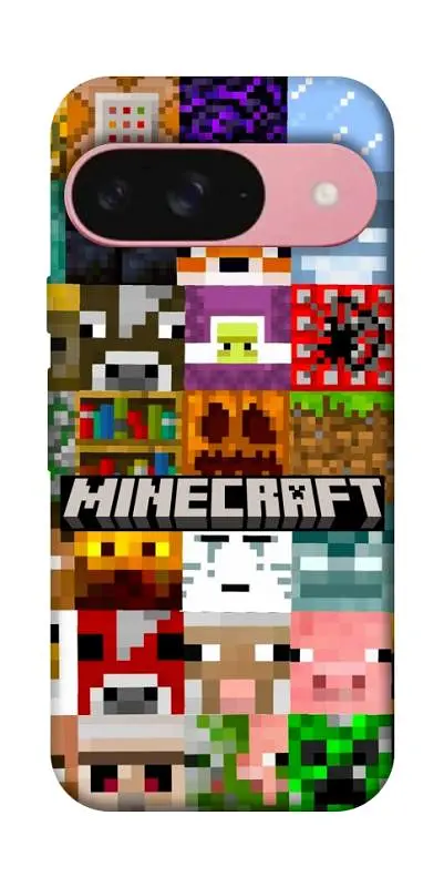 Чохол Demsky Minecraft collage для Google Pixel 9