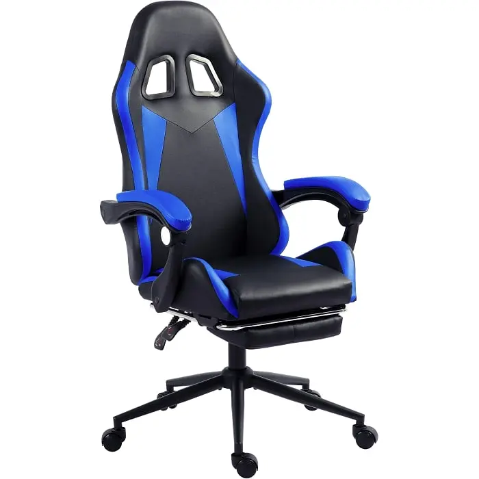 Геймерське крісло GT Racer чорне із синім (X-2323 Black/Blue) - фото 5