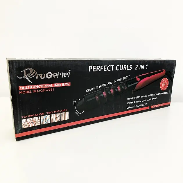 Плойка для волосся Gemei GM-2981, 45 Вт - фото 2