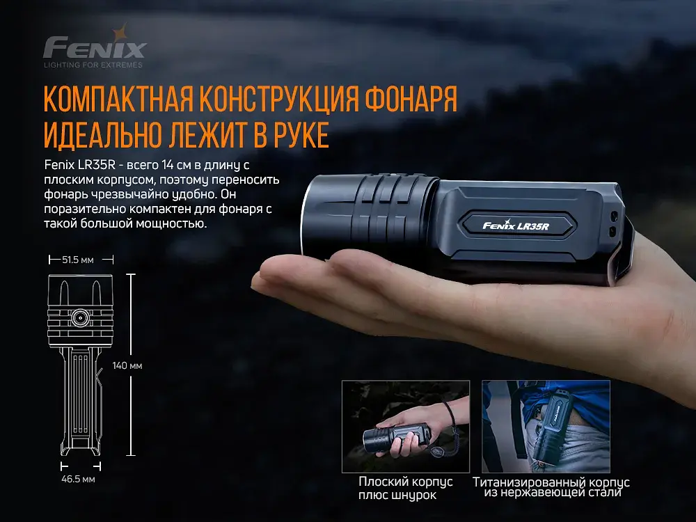 Ліхтар Fenix LR35R - фото 9