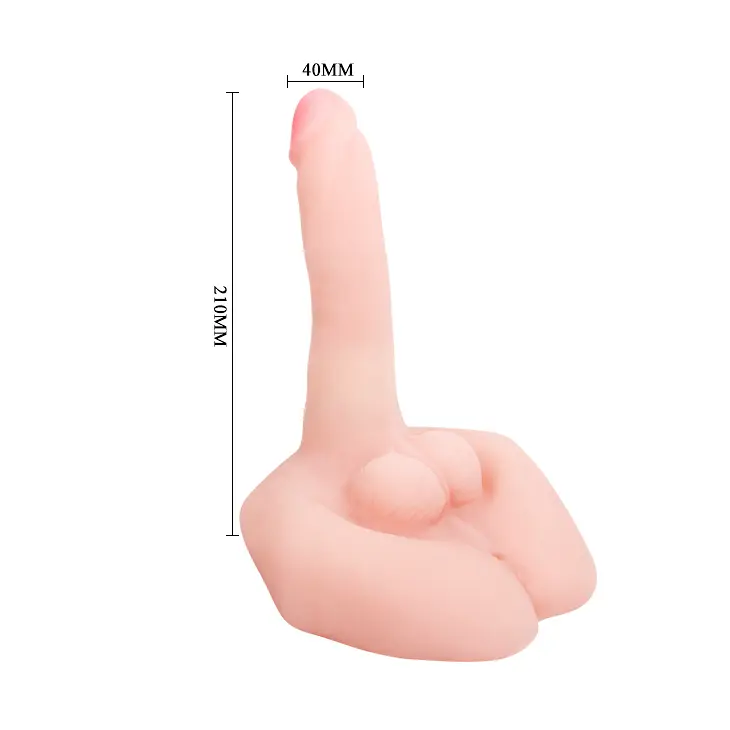 Вібратор Mr.Big Vibrating & Rotating Cock Flesh - фото 5