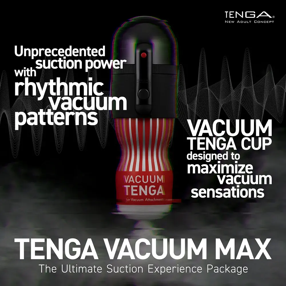 Вакуумна насадка Tenga VACUUM MAX + мастурбатор Vacuum Cup - фото 8
