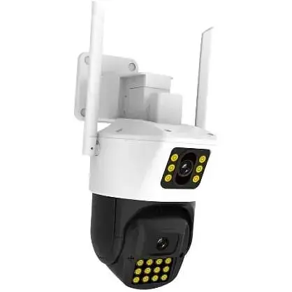 Камера Jeep 360 (P12-P6MP)-mp Wi-Fi ptz подвійний уклін 3mp+3mp= 6mp камера +12v2a power icsee - фото 3