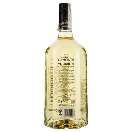 Вермут Gamondi Vermouth Di Torino Bianco Superiore сладкий белый 17% 1 л  - фото 2