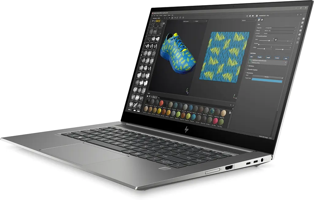 Ноутбук HP ZBook Studio G7 15.6FHD IPS AG/Intel i7-10750H/16/512F/T2000-4/W10P/Silver (1J3T0EA) - фото 3