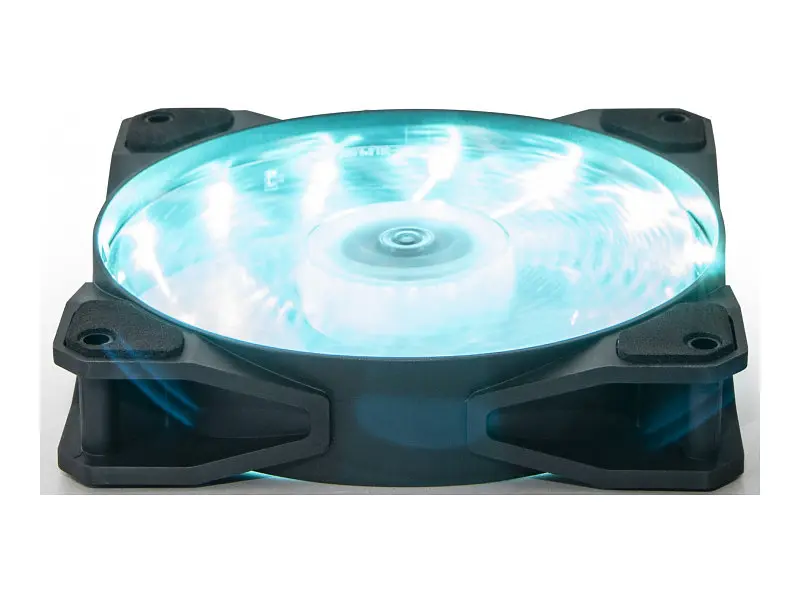 Вентилятор для корпусу Frime Iris LED Fan 15LED Azure (FLF-HB120A15) - фото 2