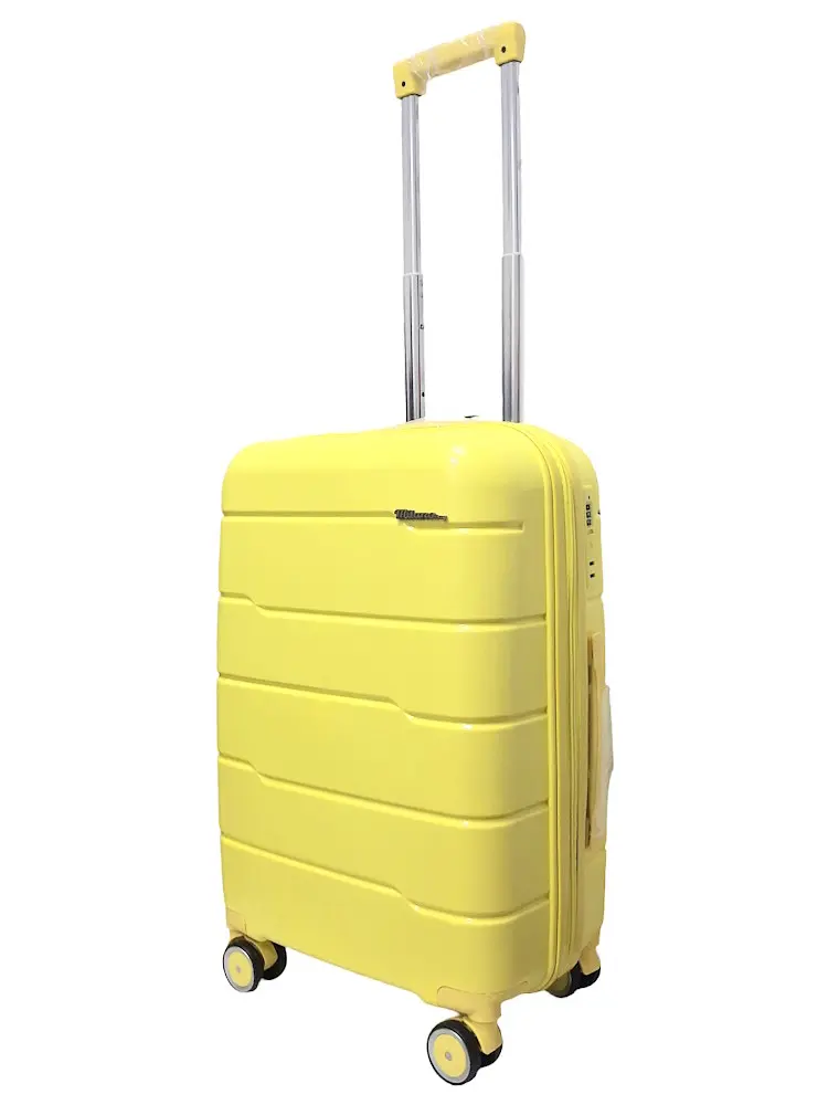 Валіза малий S+ з поліпропілену Milano bag 0305 52л Жовтий - фото 2