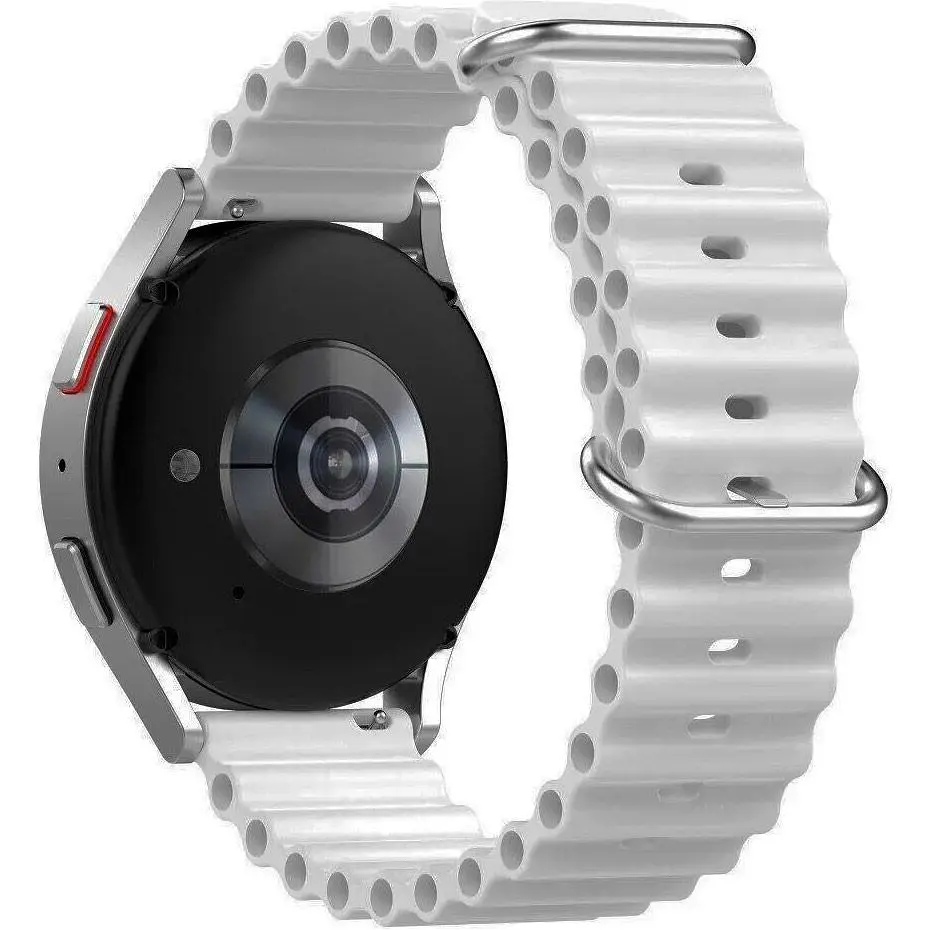 Універсальний ремінець для смарт-годинників Ocean Band 20mm Light Grey [122652] - фото 5