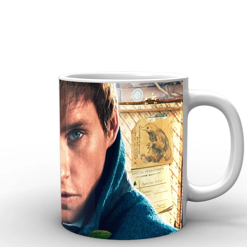 Кухоль GeekLand Fantastic Beasts Фантастичні тварюки постер FB.02.008 330 мл білий - фото 2