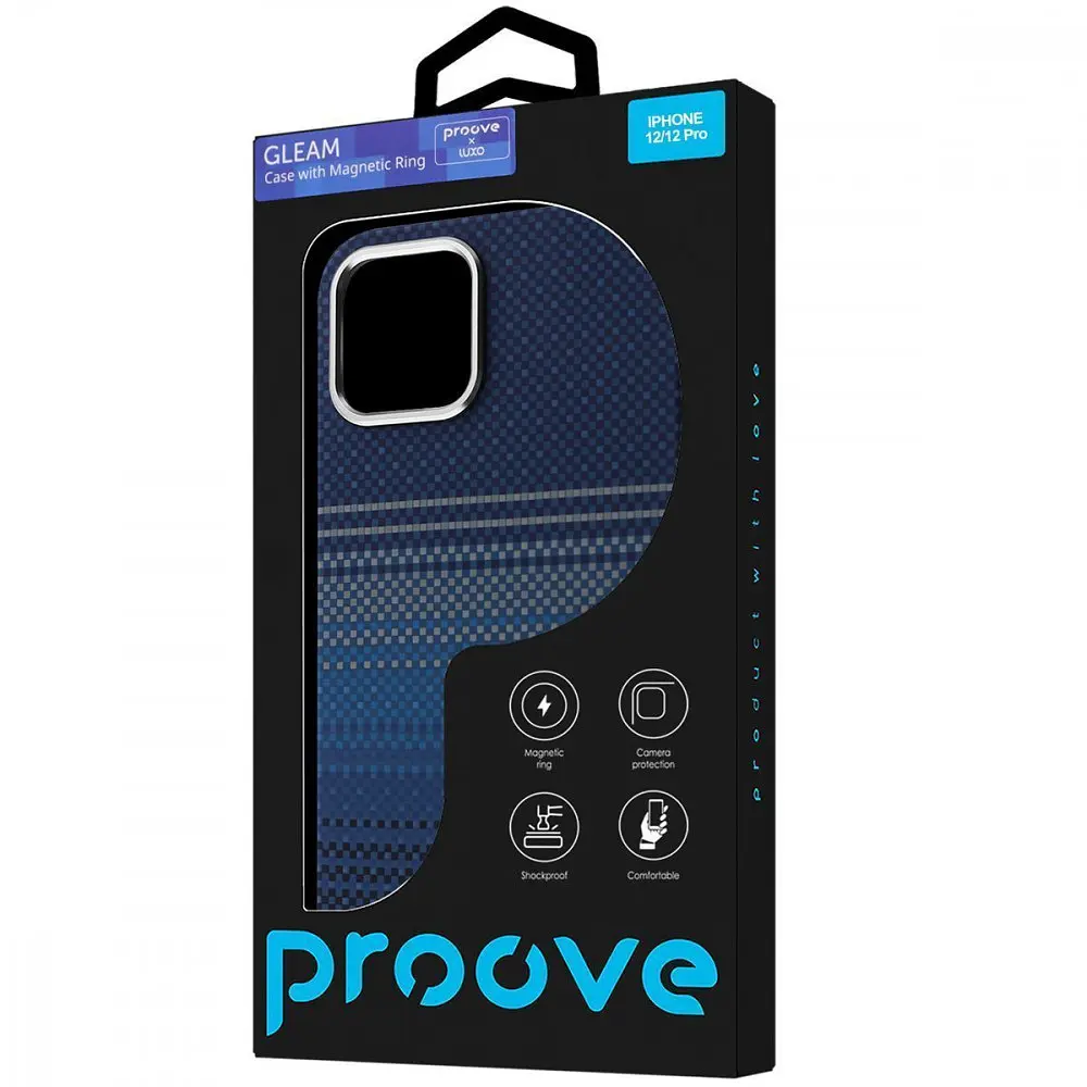 Чохол Proove Gleam Case with Magnetic Ring iPhone 12/12 Pro в асортименті - фото 2