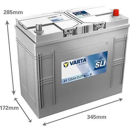 Акумулятор Varta Promotive SLI 12В 125Аг 720А (EN) R+ (625012072) - фото 2