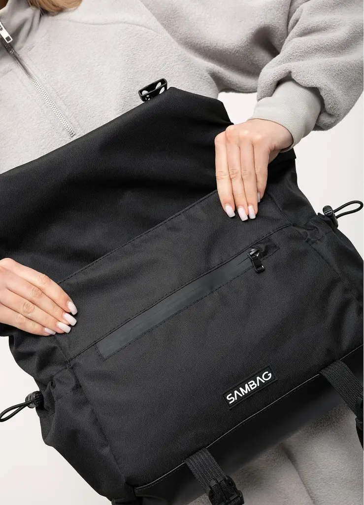 Сумка жіноча Sambag DART Чорна 33 х 24 х 10 см (51311301) - фото 9