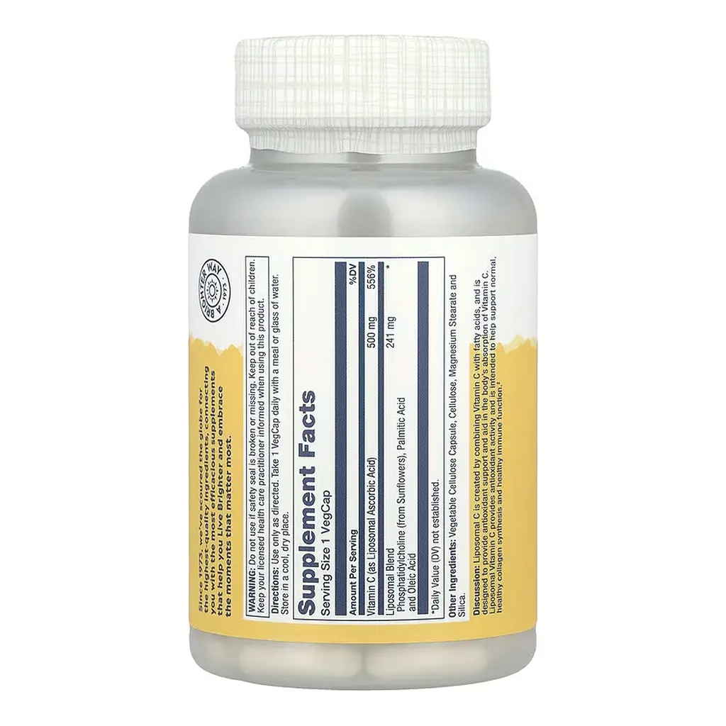Liposomal Vitamin C 500mg - 100 vcaps - фото 2