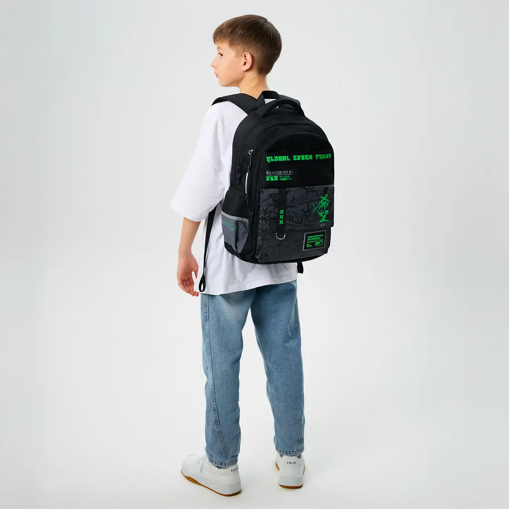 Рюкзак шкільний YES TS-48 Extreme Brave 45х31x15 см Різнокольоровий (559924) - фото 10