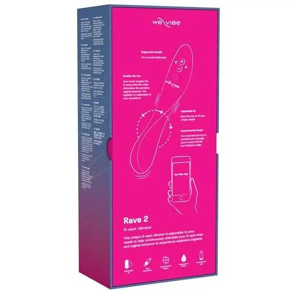 Вібратор We-Vibe Rave 2 Twisted Pleasure Pink - фото 9