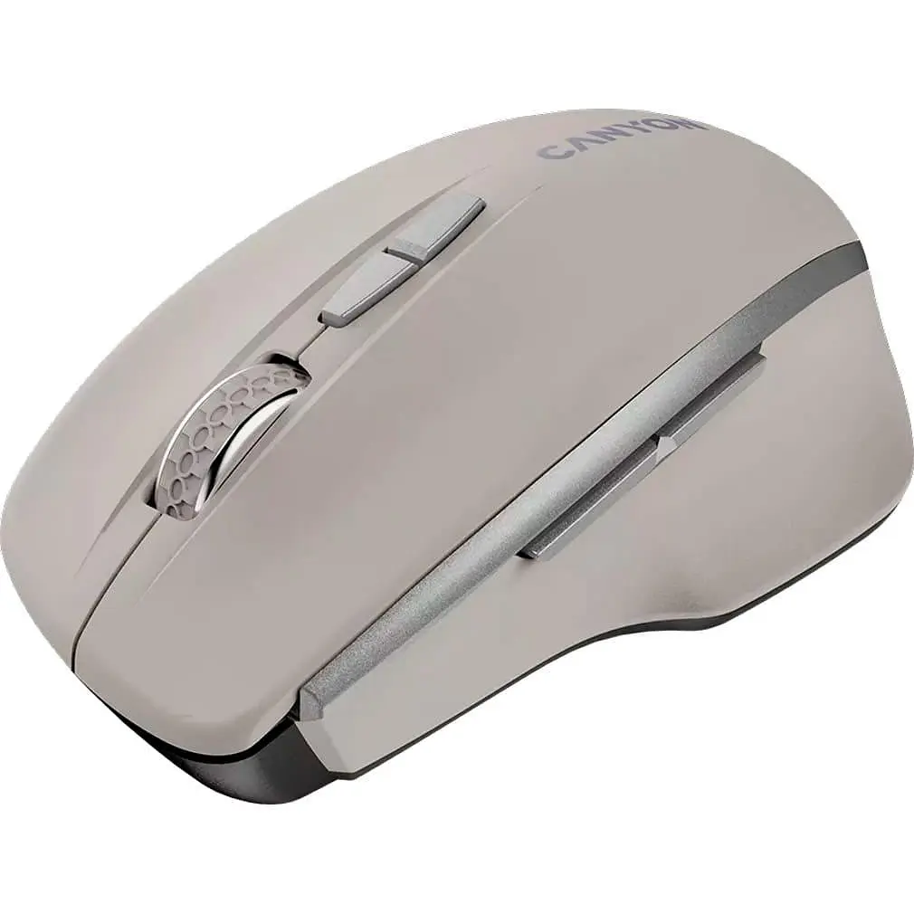 Мышь Canyon MW-21 Blue LED Wireless Cosmic Latte (CNS-CMSW21CL) - фото 2