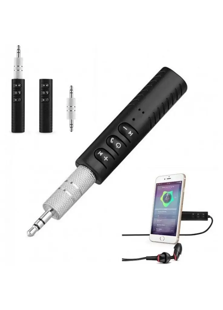Безпровідний аудіо адаптер Wireless BT-450 Receiver Bluetooth 5.0 автомобільний AUX 3.5mm приймач для навушників, колонок та магнітоли - фото 6