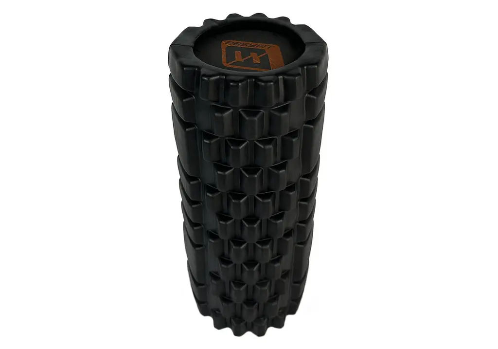Массажный ролик EasyFit Solid Roller v.1.1s 33 см черный (EF-2050-Bk) - фото 4