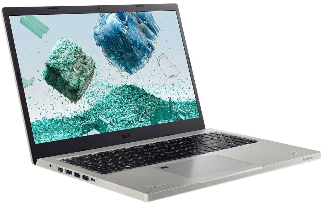 Ноутбук Acer Aspire Vero AV15-52 15.6' FHD IPS, Intel i7-1255U, 16GB, F512GB, UMA, Win11, сірий (NX.KBREU.006) - фото 3