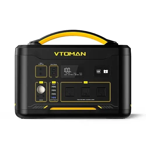 Зарядна станція Jump 1500X+Jump PB-26, Black/Yellow, 1500 Вт / 828 Вт/год, 2xType-C (100 Вт) Vtoman teh0028582 - фото 2
