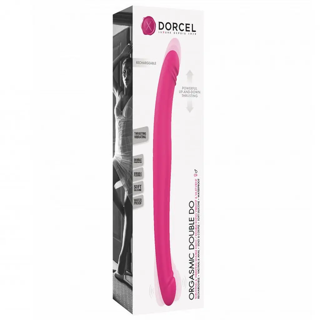 Вібратор Dorcel Orgasmic Double Do 42 см рожевий - фото 11