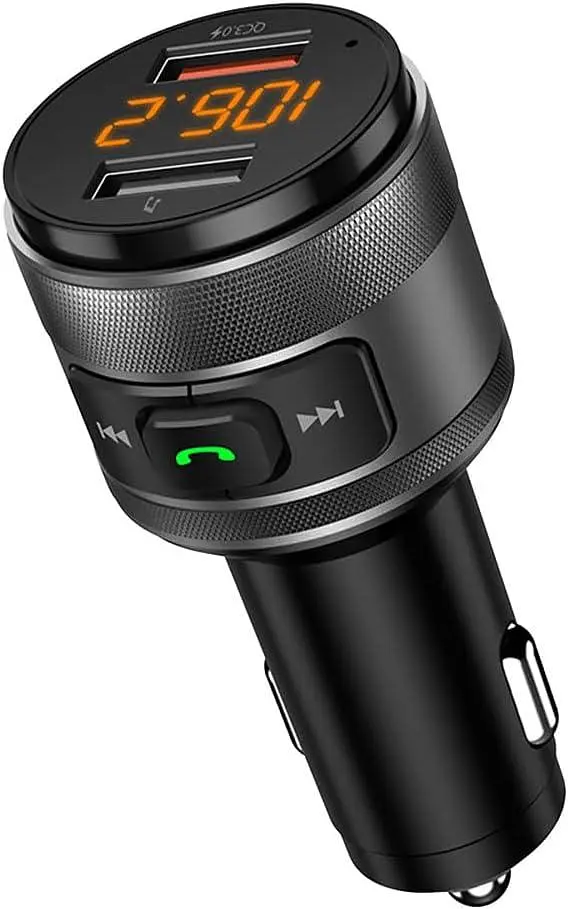 Автомобільний FM-модулятор C57 з Bluetooth 5.0, MP3 та швидкою зарядкою QC3.0 USB - фото 3