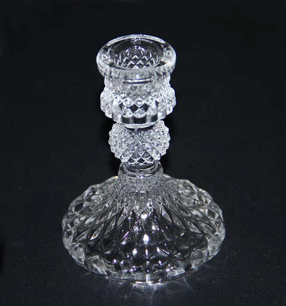 Свічник Crystal New Miracle скляний 10 см (83241011-4) - фото 5