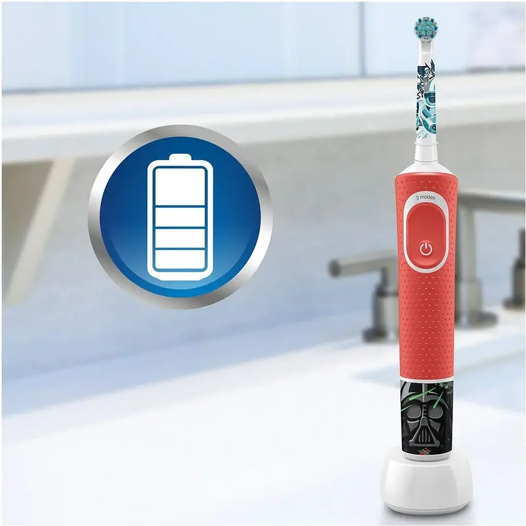 Дитяча електрична зубна щітка Oral-B Kids Зоряні Війни з футляром - фото 5