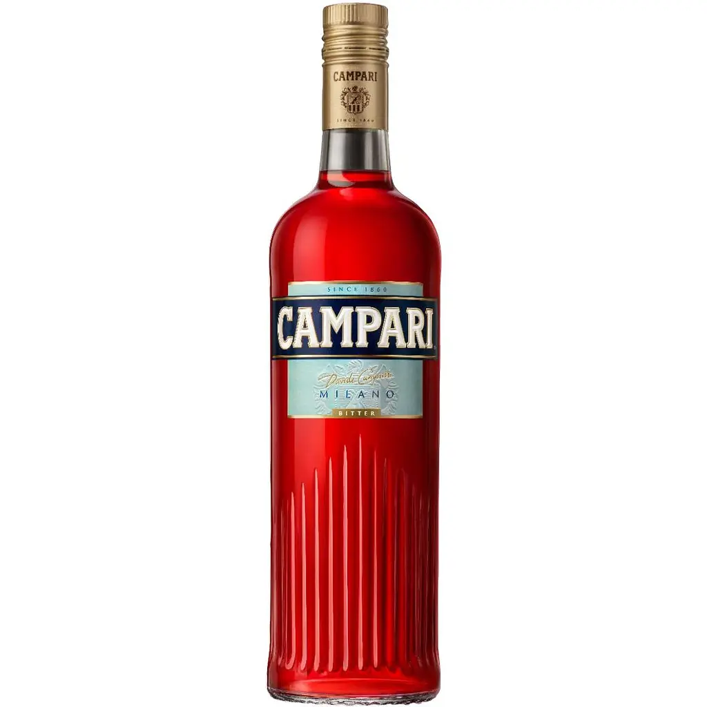 Упаковка настойки Campari 25% 12 л (1 л х 12 шт.) - фото 2