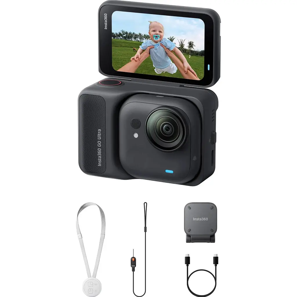 Екшн-камера Insta360 GO Ultra Midnight Black (CINSABEA/B) EU [146504] - фото 12